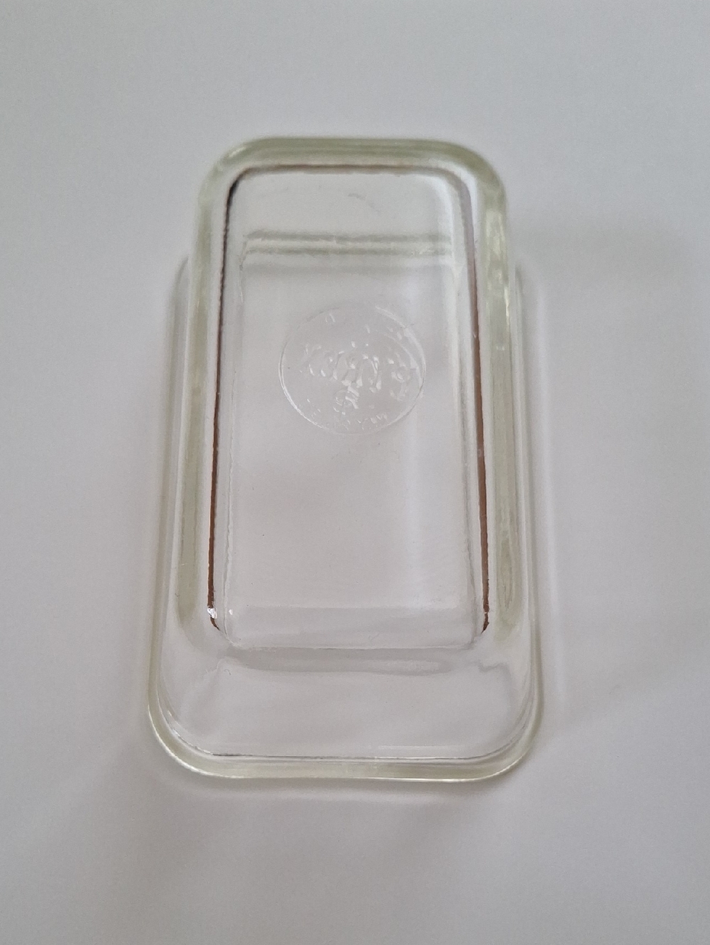 PYREX Clear Glass Butter Dish Lid - Transparent